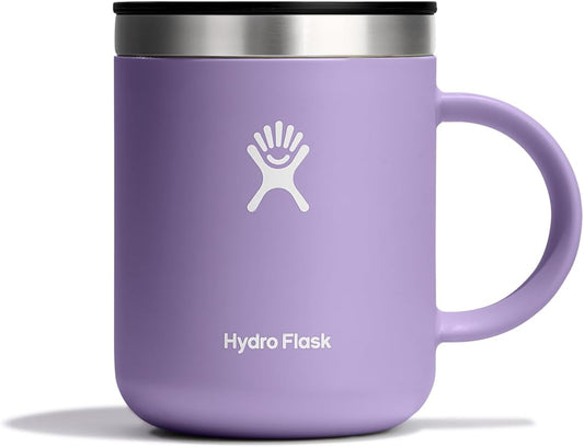 Flask Insulated Mug for Coffee, Tea, Hot Chocolate - Leak-Resistant Lid, Keeps Drinks Hot